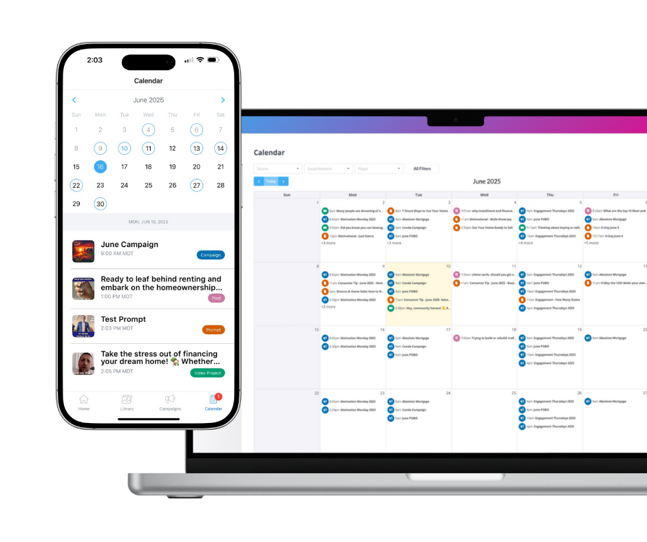 Calendar Mockups