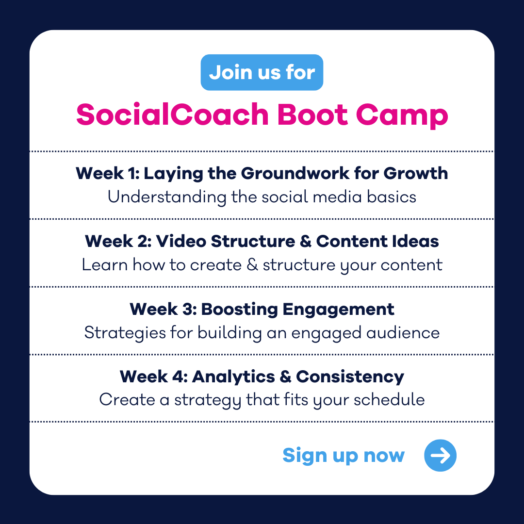 SocialCoach Boot Camp Promo