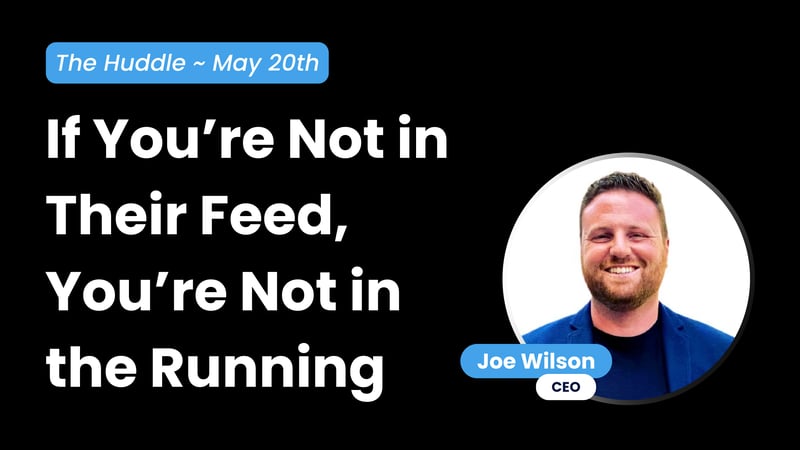 The Huddle Banner – Joe 52025 (Blog Banner)