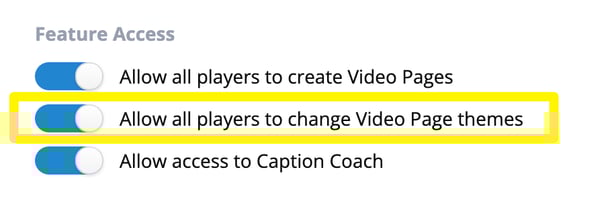 coach mvp settings